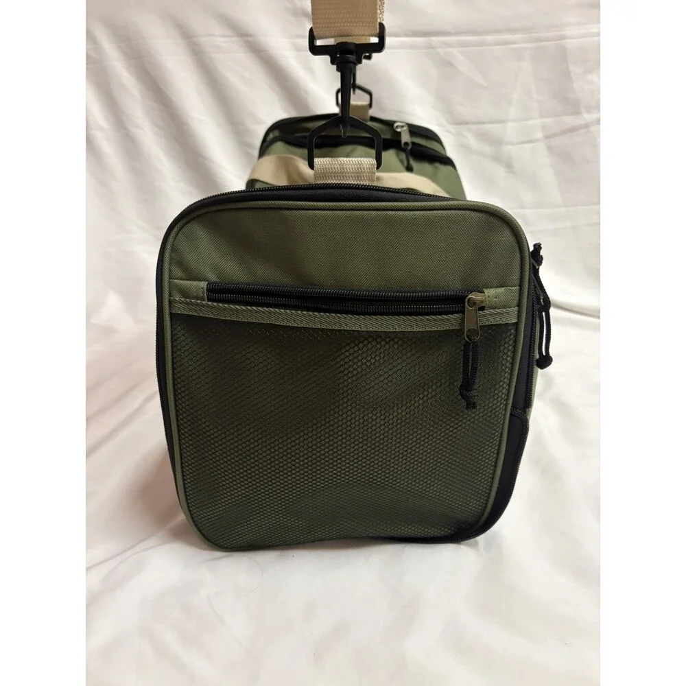 Adventures By Disney Duffle Bag Collapsible Olive Green 19X11X9